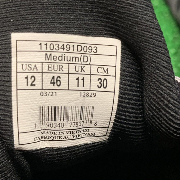 Brooks Adrenaline 21 Men’s Size 12 D Med Gray Black Running Shoes 1103491D093 main image 4